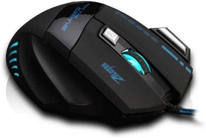 Rechargeable Gaming Mouse 6 Button RGB Lights Mouse Wired And Wireless Rechargeable Gaming Mouse With 7 Breathing RGB