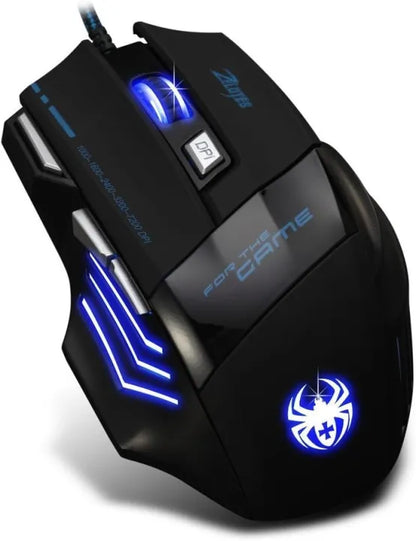 Rechargeable Gaming Mouse 6 Button RGB Lights Mouse Wired And Wireless Rechargeable Gaming Mouse With 7 Breathing RGB
