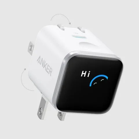 Anker 45W Smart Display Charger USB C, Fast Charging Adopter, Delivers Up To 45W of Power, With LED Display