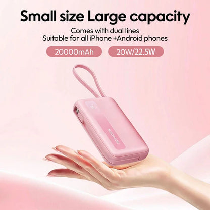 Romoss PPR20 20000mAh 22.5W Mini Design Digital LED Display Power Bank